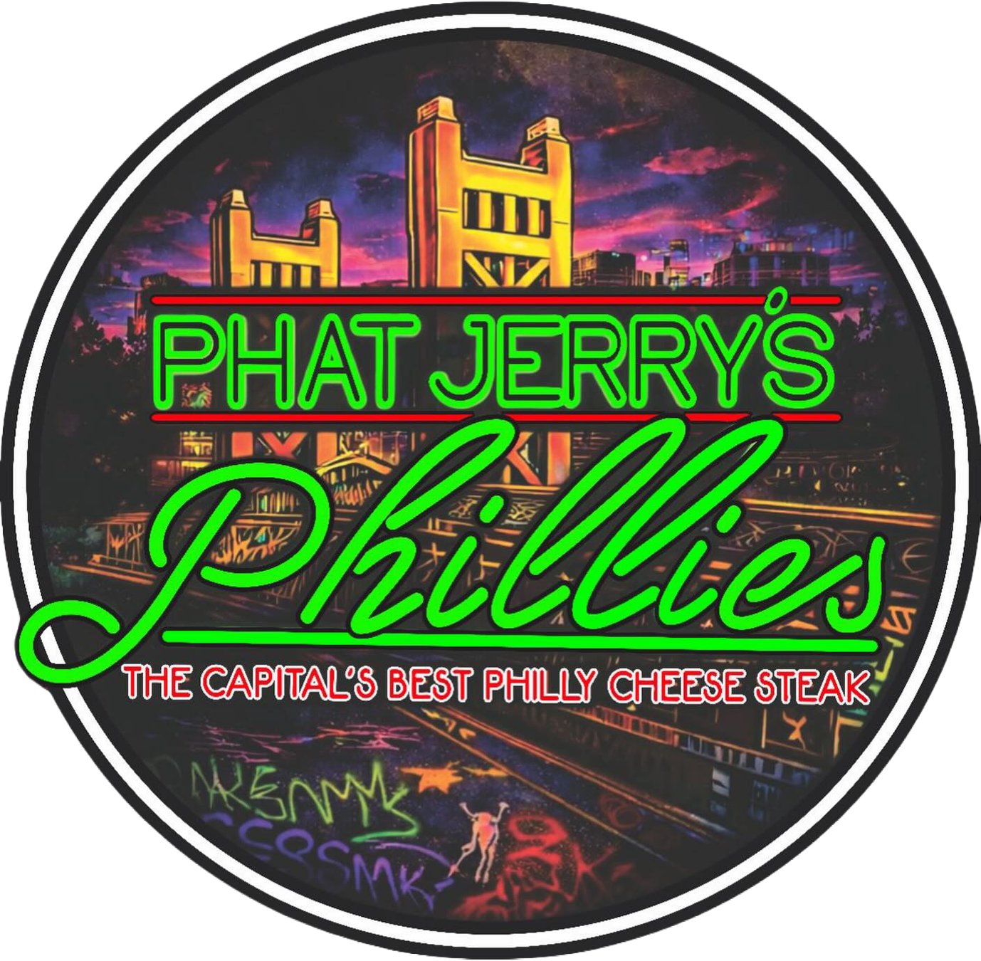 Phat Jerry's Phillies Logo